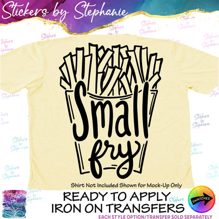 (s03-363) Small Fry French Fries Iron-On Transfer