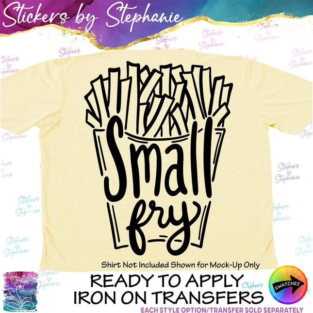 (s03-363) Small Fry French Fries Iron-On Transfer