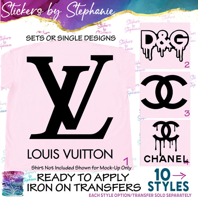 (s03-395) Beauty Fashion Logos Iron-On Transfer