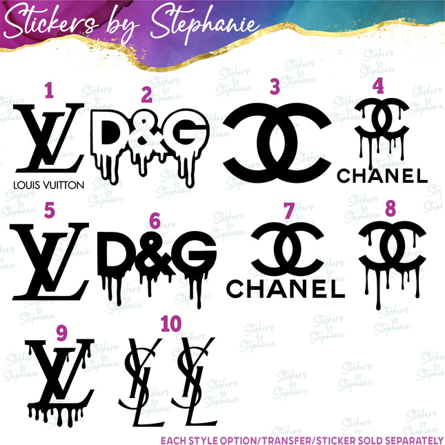 (s03-395) Beauty Fashion Logos Iron-On Transfer