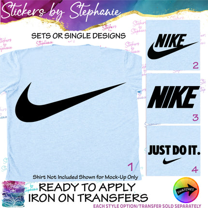 (s03-397) Footwear Logo Iron-On Transfer