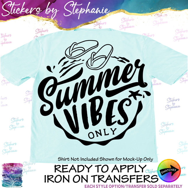 (s03-060) Summer Vibes Iron-On Transfer
