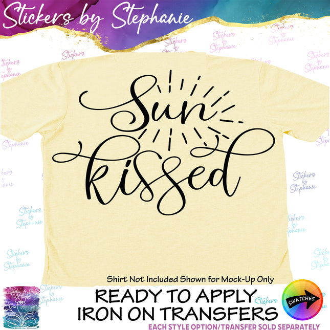 (s03-062) Sun Kissed Iron-On Transfer