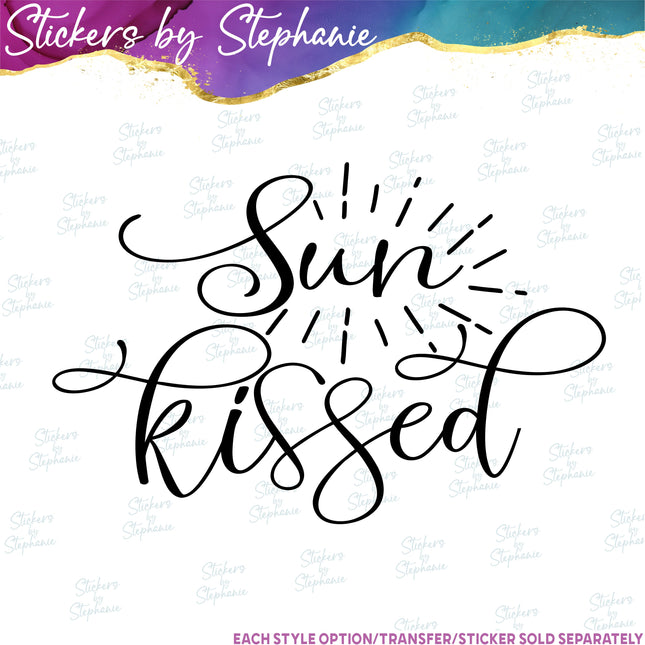 (s03-062) Sun Kissed Iron-On Transfer