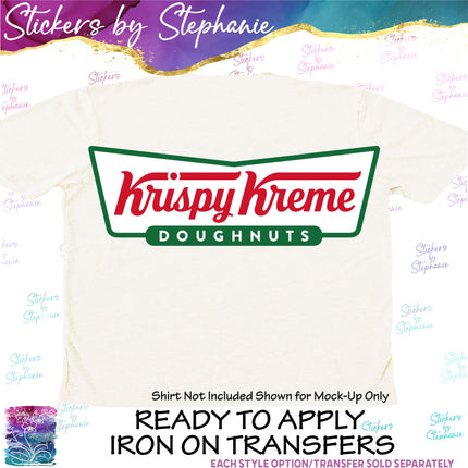 (s04-129) Donut Logo Iron-On Transfer or Sticker