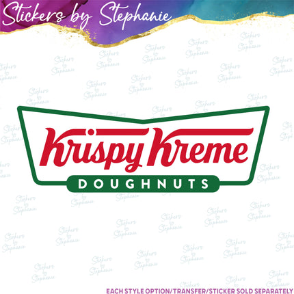 (s04-129) Donut Logo Iron-On Transfer or Sticker