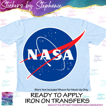 (s04-131) Nasa Iron-On Transfer