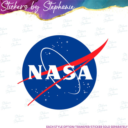 (s04-131) Nasa Iron-On Transfer