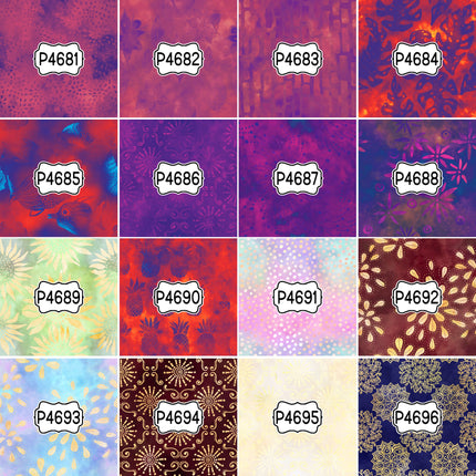 Batik Print Pattern DIY Vinyl Sheet Iron-On Transfer or Sticker