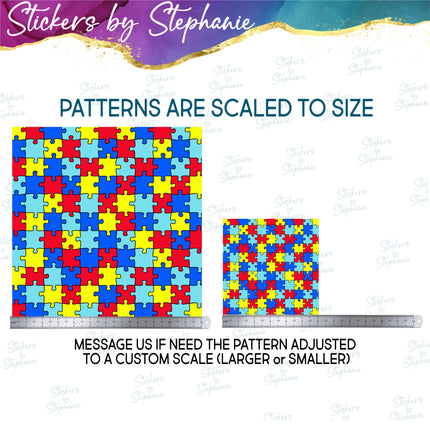All Other Miscellaneous Print Pattern DIY Vinyl Sheet Iron-On Transfer or Sticker