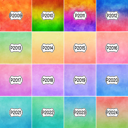 Ombre Gradient Group 1 Print Pattern DIY Vinyl Sheet Iron-On Transfer or Sticker