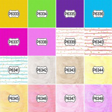 All Other Miscellaneous Print Pattern DIY Vinyl Sheet Iron-On Transfer or Sticker