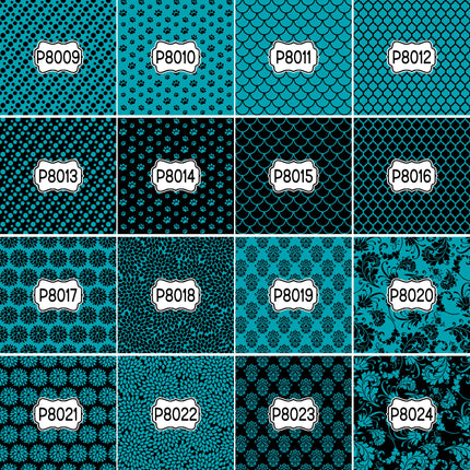 Overlay Custom Color Print Pattern DIY Vinyl Sheet Iron-On Transfer or Sticker