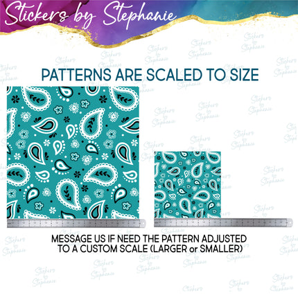 Overlay Custom Color Print Pattern DIY Vinyl Sheet Iron-On Transfer or Sticker