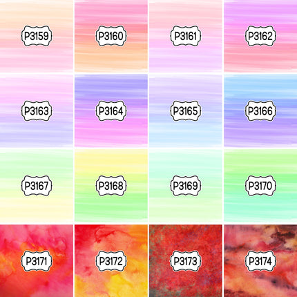 Paint/Ink Group 1 Print Pattern DIY Vinyl Sheet Iron-On Transfer or Sticker
