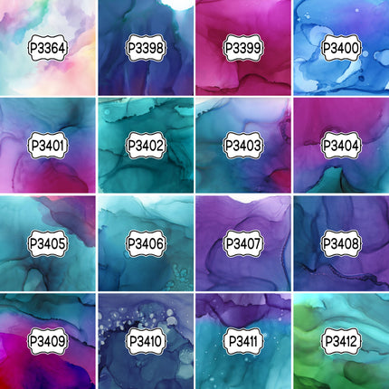 Paint/Ink Group 1 Print Pattern DIY Vinyl Sheet Iron-On Transfer or Sticker