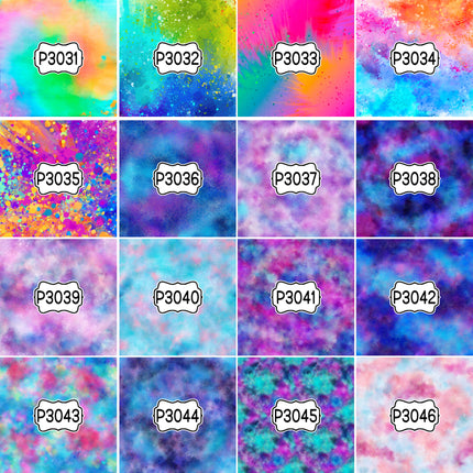 Paint/Ink Group 1 Print Pattern DIY Vinyl Sheet Iron-On Transfer or Sticker