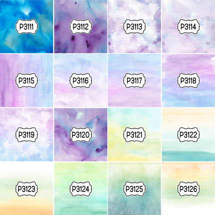 Paint/Ink Group 1 Print Pattern DIY Vinyl Sheet Iron-On Transfer or Sticker