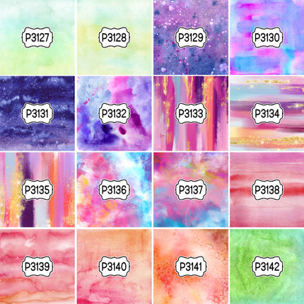 Paint/Ink Group 1 Print Pattern DIY Vinyl Sheet Iron-On Transfer or Sticker