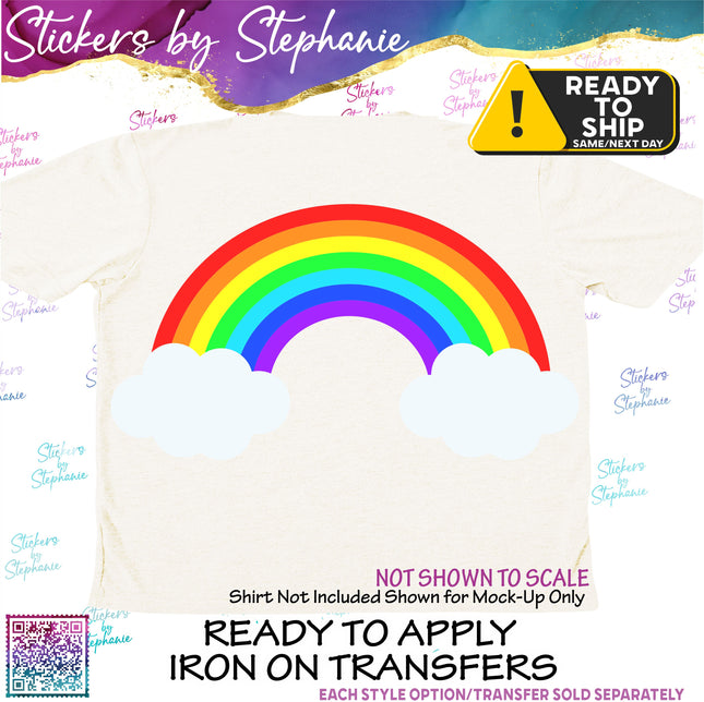 Rainbow Matte Iron-On Transfer