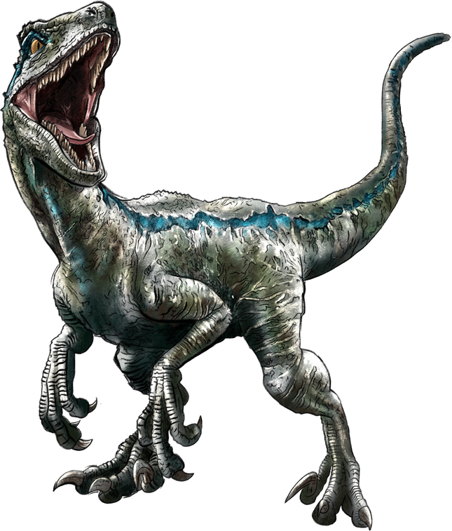 Velociraptor Dinosaur Matte Iron-On Transfer