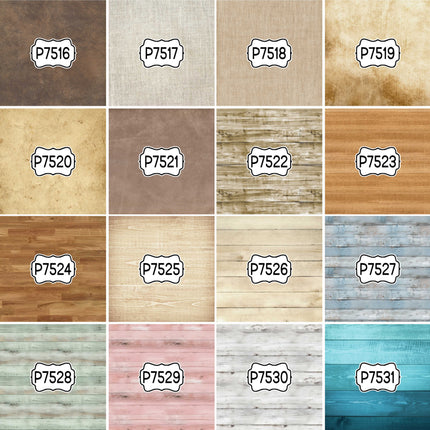 Texture Wood Fabric Paper Print Pattern DIY Vinyl Sheet Iron-On Transfer or Sticker